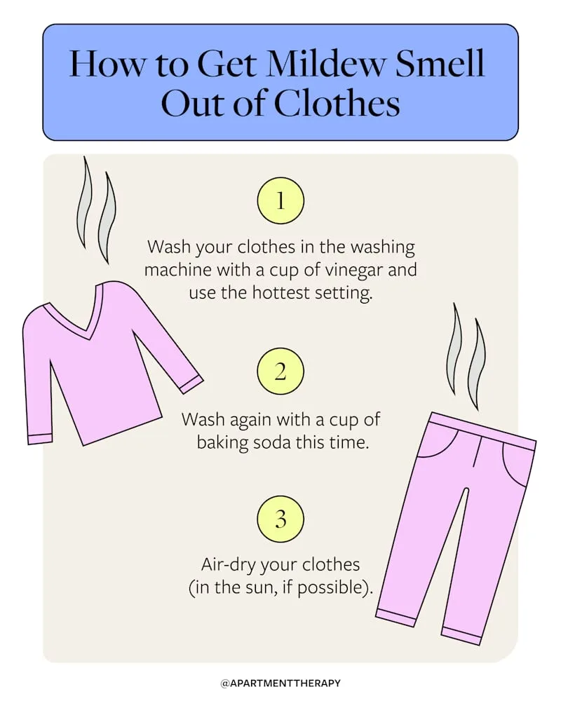 How to Get Mildew Smell Out of Clothes for Good