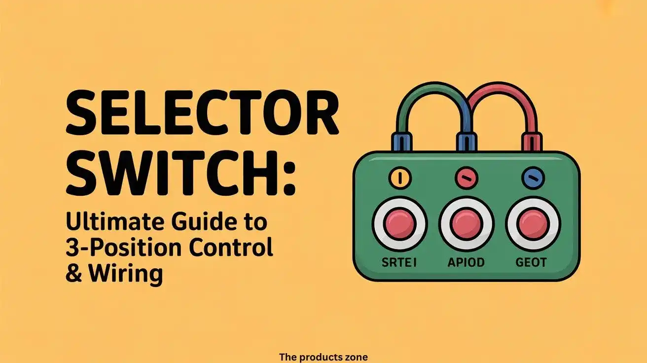 Selector Switch: Ultimate Guide to 3‑Position Control & Wiring