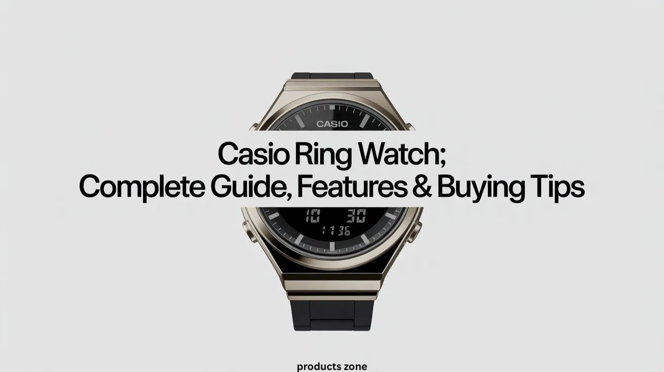 Casio Ring Watch: Complete Guide, Features & Buying Tips