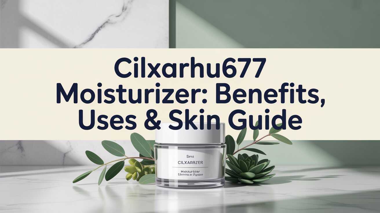 Cilxarhu677 Moisturizer: Benefits, Uses & Skin Guide