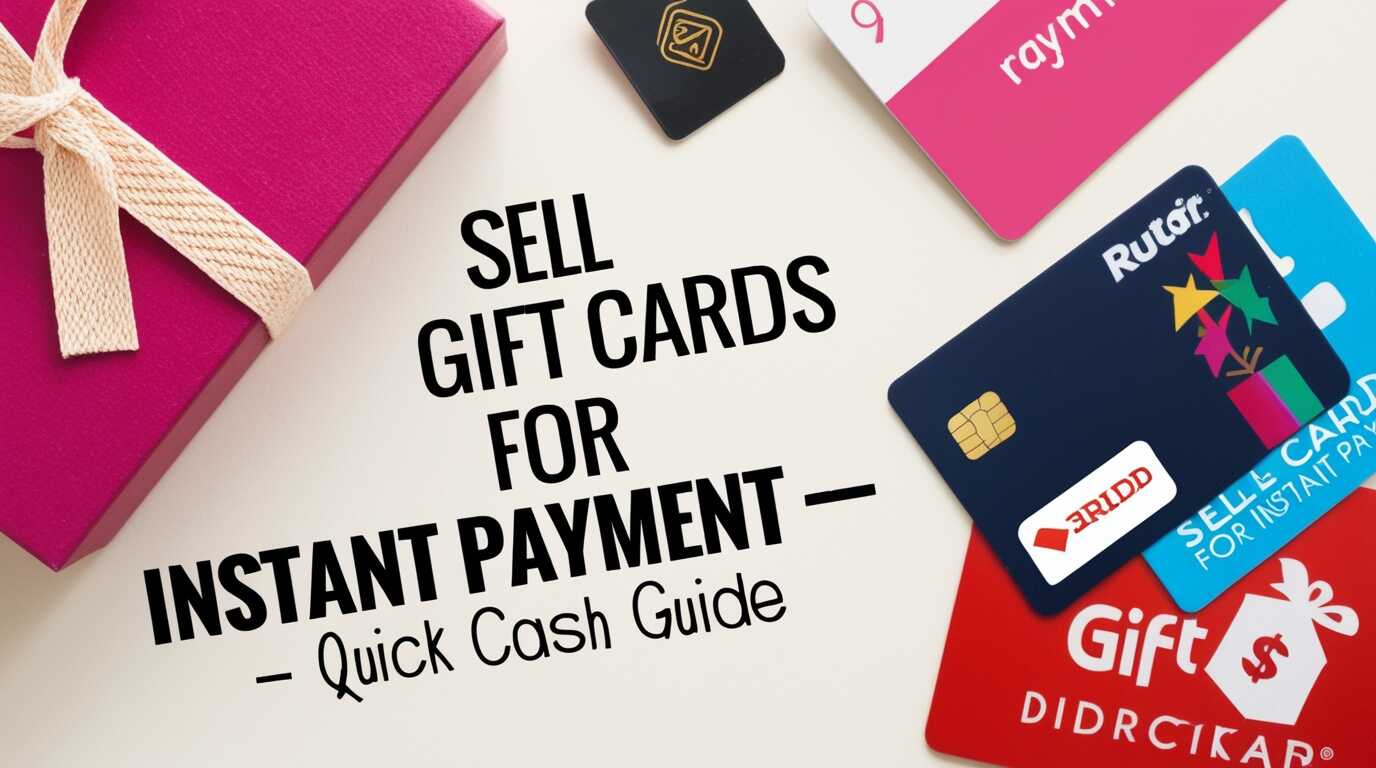 Sell Gift Cards for Instant Payment — Quick Cash Guide
