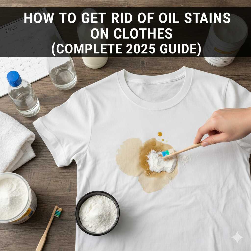 How to Get Rid of Oil Stain on Clothes (Complete 2025 Guide)