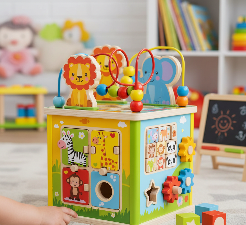 The Zany Zoo Activity Cube: A Classic Toy That Sparks Learning and Fun