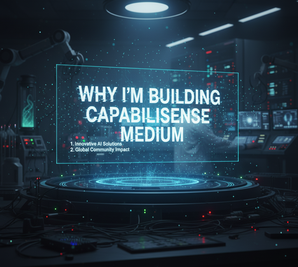 Why I’m Building CapabiliSense Medium: The Vision Behind the Platform
