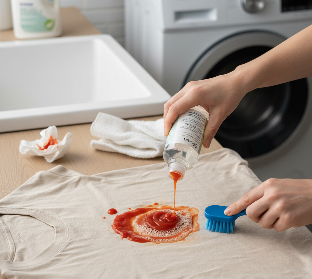 How to Get Ketchup Out of Clothes: Step-by-Step Guide